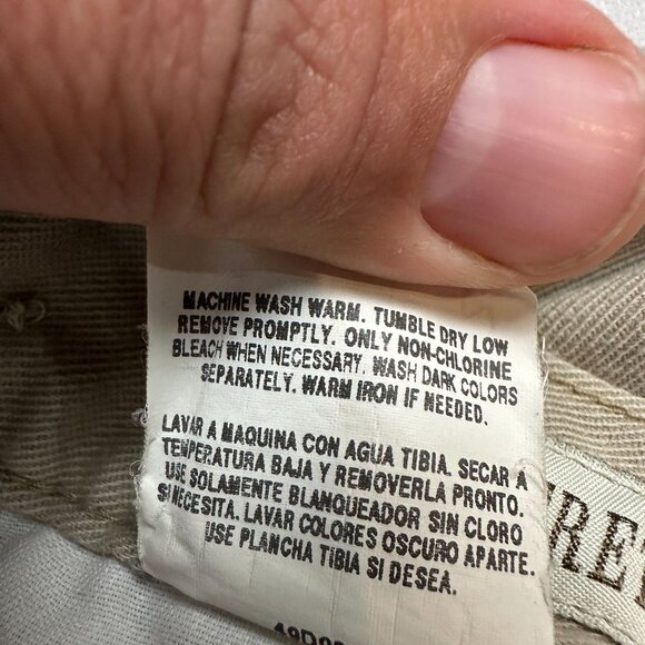 Farah Stretch Mens Khaki Tailored Trousers W34 L29 Cotton/Polyester Blend - Picture 7 of 7